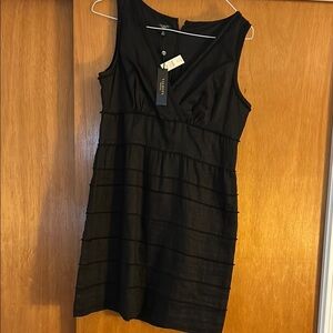 Talbots Black linen Sleeveless Dress